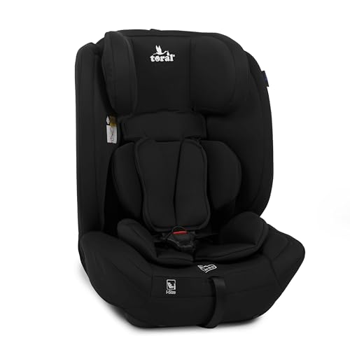 Toral Alzador Coche Niño - Silla Coche Grupo 1 2 3 i-Size - Desde 76-150 cm - Silla Coche Bebe - Elevador coche niño y niña - Silla bebe coche Modelo Silverstone Negro