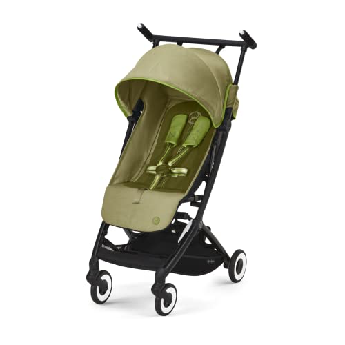 CYBEX Gold Sillita de paseo Libelle con sistema de arnés One-Pull, De 6 meses a 4 años aprox (máx. 22 kg), Ligero (sólo 6 kg), Nature Green (Verde)