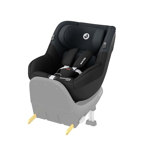 Maxi-Cosi Pearl S i-Size, Silla Coche Bebé, 3 M-4 A, máx. 18 kg, 61-105 cm, Silla Coche Niño, 5 Posiciones Reclinación, Arnés Fácil de Poner, Protección Impactos Laterales G-CELL, Tonal Black