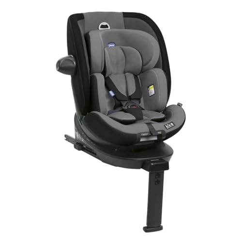 Chicco Everone I-Size, Silla de Coche con Base Isofix, De 0 a 36 Kg, De 40 a 150 cm, Homologada ECE R129/03, 360° Giratoria y Reclinable, Grupo 0+/1/2/3, De 0 a 12 Años