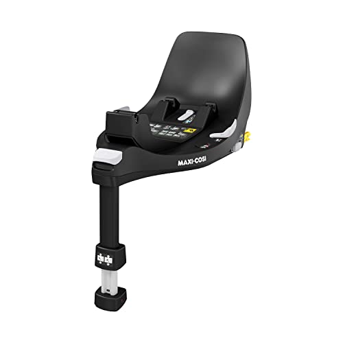 Maxi-Cosi FamilyFix 360 i-Size, Base ISOFIX Giratoria 360, Sistema de Silla Coche Giratorio, de 0 a 4 años (40-105 cm), giro FlexiSpin con una mano, control de giro TravelSafe, Click & Go, negra