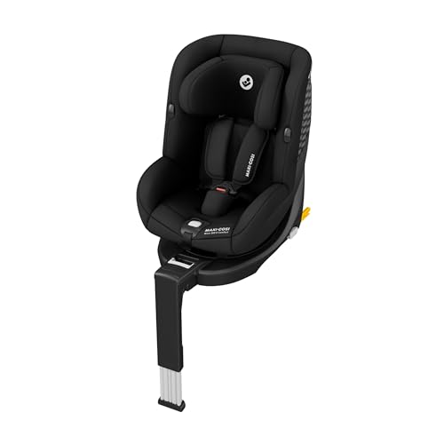 Maxi-Cosi Mica 360 S Comfort, Silla Coche 360 Giratoria, ISOFIX, 0-4 Años(40-105cm), Giro FlexiSpin, 5 Posiciones Reclinación, Protección G-CELL, Arnés Fácil Poner,Tejido Transpirable, Authentic Black