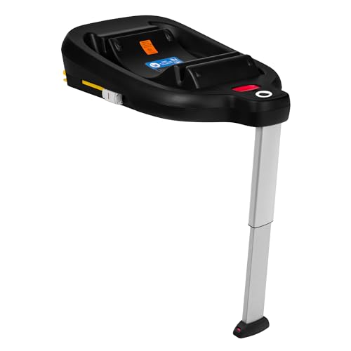 LIONELO ASTRID Base i-Size Base, Base para Asiento de Coche Astrid, Fácil Montaje con Sistema Isofix, cumple con la norma i-Size, Montaje a presión, indicador de instalación correcta
