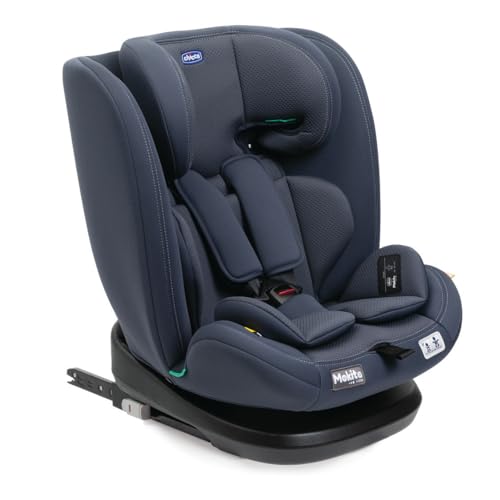 Silla de coche Mokita I-Size, con Sistema Isofix, para niños de entre 76 y 150 cm de altura, utilizable a partir de los 15 meses. Reductor incluido. Color Gris (India Ink)