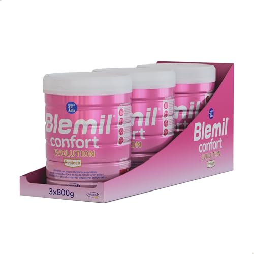 Blemil Confort Evolution 3PACK | 2400g | Fórmula de Inicio en polvo para Bebé Desde el Primer Día - Cólico y Estreñimiento