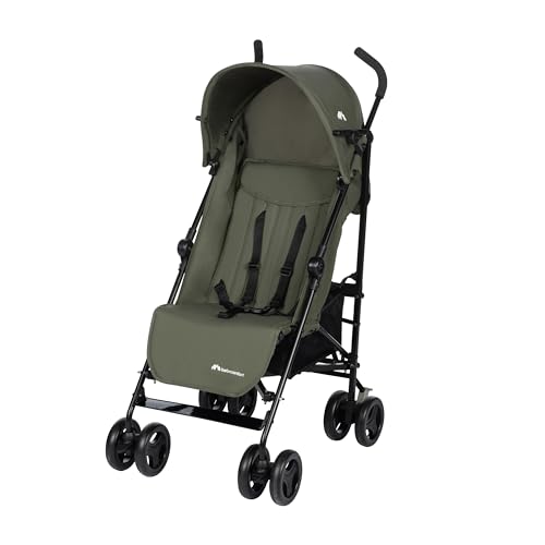 Bebeconfort Rainbow Silla de paseo ligera y reclinable multi posiciónes, plegable con cierre compacto, para niños 6 meses-4 años hasta 22 kg, color Mineral Green