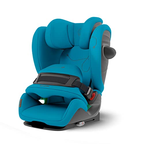Cybex Gold Silla de coche Pallas G i-Size, 76 - 150 cm, De 15 Meses a 12 Años, Aprox. 9 a 50 kg, Azul (Beach Blue)