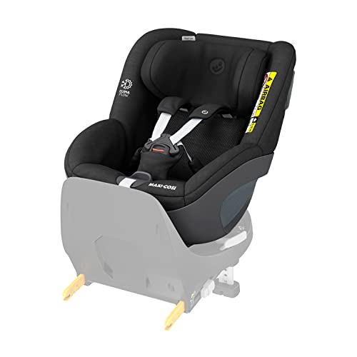 Maxi-Cosi Pearl 360 silla coche bebe i-Size, silla coche 360 giratoria para bebé y niño ISOFIX, 3 meses - 4 años (61-105 cm), ClimaFlow, arnés de apertura y cierre fácil, G-CELL, Authentic Black