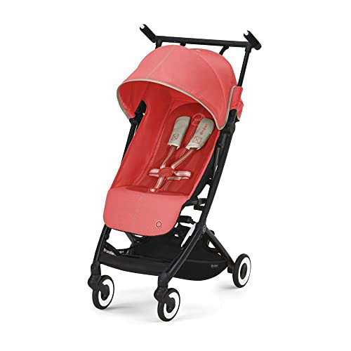 CYBEX Gold Sillita de paseo Libelle, De 6 meses a 4 años aprox (máx. 22 kg), Ligero (sólo 5,9 kg), Hibiscus Red (Rojo)