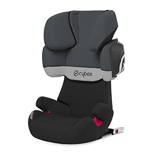 Cybex Silver Solution X2-Fix - Silla de Coche con y sin Isofix, Grupo 2/3 (15-36 kg), Desde los 3 hasta los 12 años aprox., Gris (Gray Rabbit)