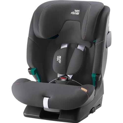 Britax Römer Silla Coche ADVANSAFIX 2 Z-LINE, Evolutiva con Anclaje ISOFIX Niño de 9 a 36 kg Grupo 1/2/3 de 9 Meses a 12 Años, Midnight Grey