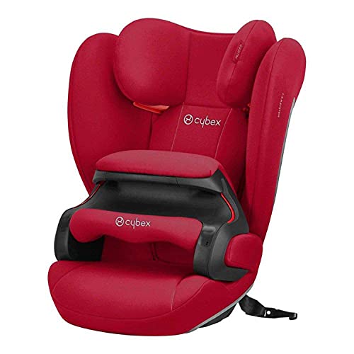 Cybex Silver Silla infantil, silla de coche para niños, Pallas B-Fix, para vehículos con o sin ISOFIX, grupo 1/2/3 (9 - 36 kg), de 9 meses a 12 años aprox.; rojo dinámico