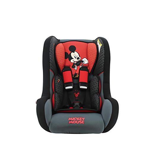 Silla de Coche TRIO Grupo 0/1/2 (0-25Kg) - Respaldo 0-10 kg - Made in France -Disney (Mickey)