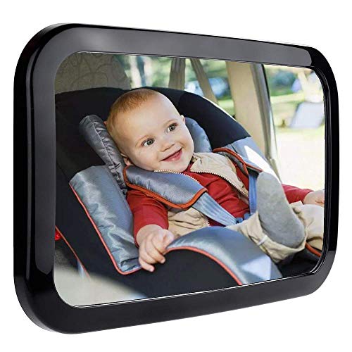 Zacro Cámara de Asiento Trasero HD 1080P - Espejo Retrovisor Coche Pantalla 4.3'' - Monitores de Bebé con Función de Visión Nocturna, Ángulo de Visión Amplio