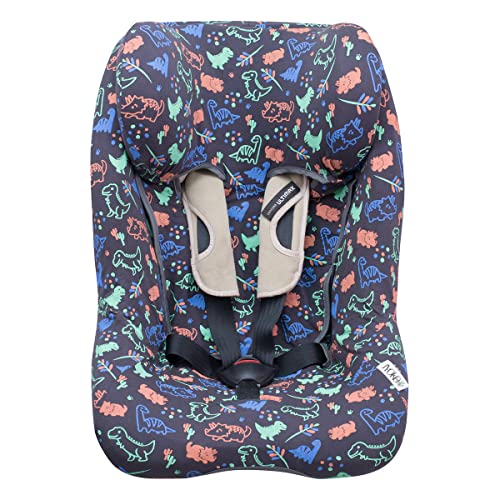 JYOKO KIDS Funda de algodón para silla de coche compatible con Concord Ultimax (Happy Dino)