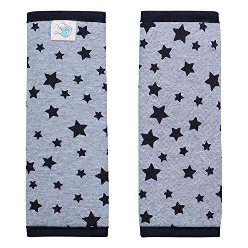 JYOKO KIDS Protector Arnes para Silla de Paseo, Compatible con Maxicosi (Black Star, 17 x 18)