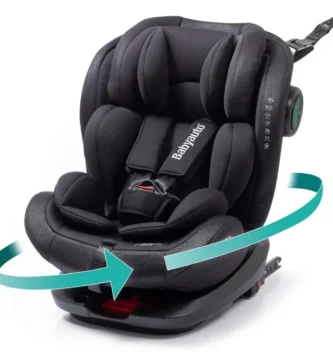 BABYAUTO – RODEO i-size - Silla de Coche i-Size Giratoria y Reclinable, Desde Nacimiento hasta 125cm (0-6 años), A Contramarcha hasta 87cm, Isofix