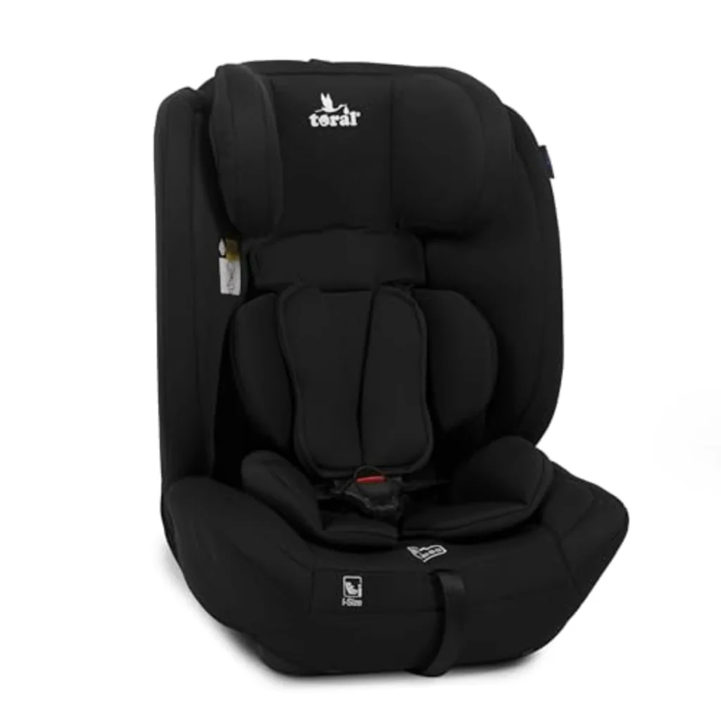 Alzador Coche i-Size 76-150 cm Grupo 1/2/3 - Silla Bebé Segura y Ajustable - Modelo Silverstone Negro