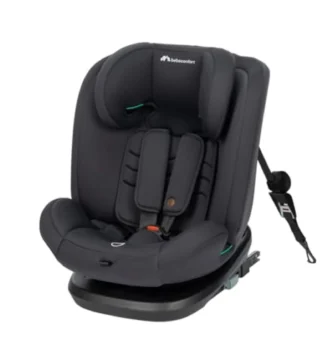Bebeconfort Apollo i-Size Silla de Coche ISOFIX 15 Meses-12 Años, 4 Reclinables, Reposacabezas 13 Posiciones, 9-36 kg, Negro Mineral