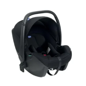 Chicco Kory i-Size Essential Silla de Coche Grupo 0+ para Bebés 40-80 cm, Portabebés con Ventilación y Base 360° (Negro)