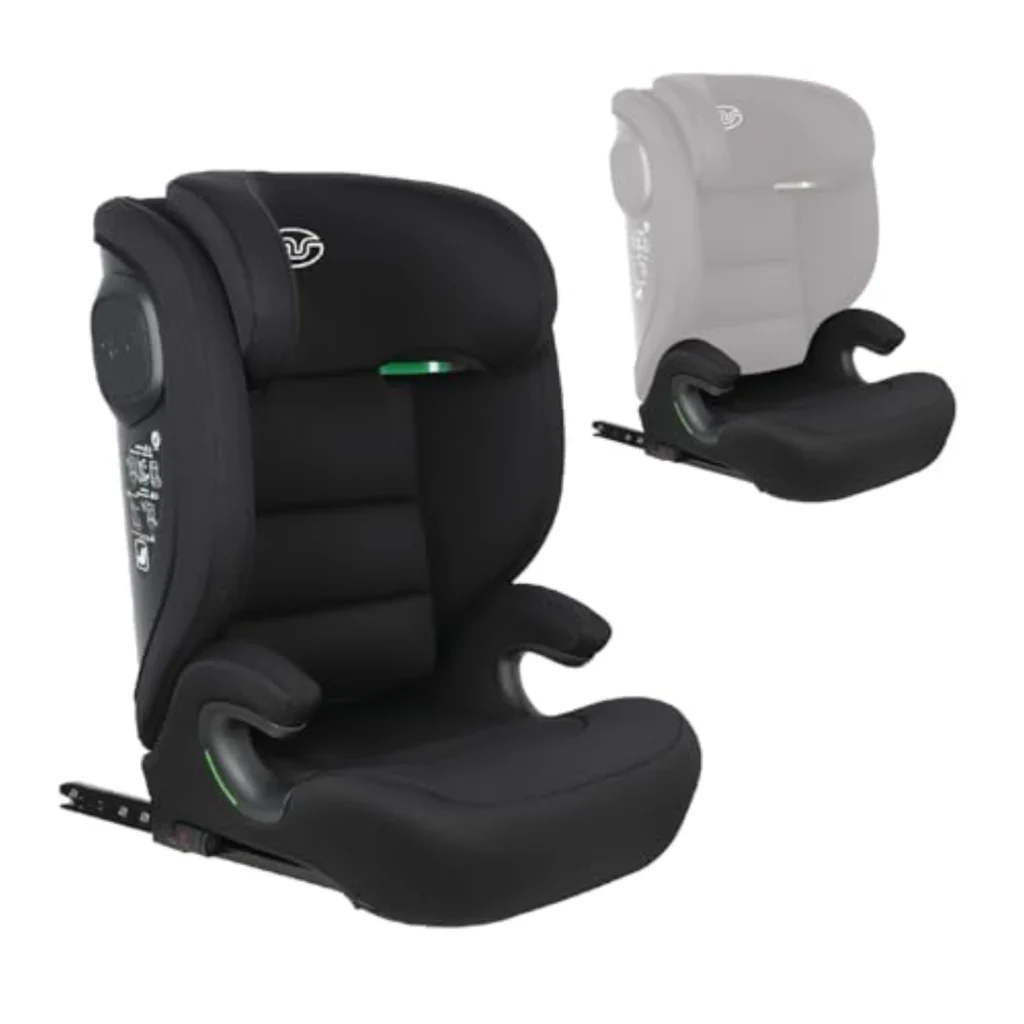 Silla de Coche Grupo 2/3 ISOFIX Convertible I-Size R129 - 15-36 kg, 100-150 cm, Segura y Cómoda para Niños