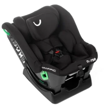 Silla de Coche Nurse Traffic iSize 0-12 Años (40-150 cm) – Sin Isofix, Reductor Recién Nacido, Reclinable y Tapicería Lavable