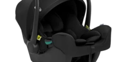 Graco SnugLite i-Size R129 Silla Portabebés Ligera (0-12 meses) - 3.3 kg, Safety Surround, Base ISOFIX, Compatible con Cochecitos, Color Midnight