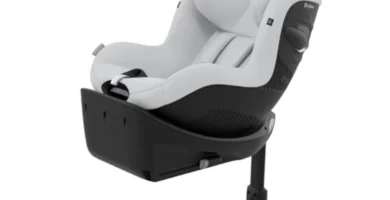 Silla de coche Cybex Sirona Gi i-Size 360° rotación, fácil instalación, para niños 61-105 cm - Gris claro