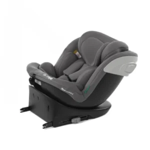 Silla Coche Nurse Spark iSize 360° - Grupo 0/1/2/3 (0-12 Años) Isofix, Top Tether, Giratoria, 13 Posiciones, Tapicería Lavable - Gris Storm