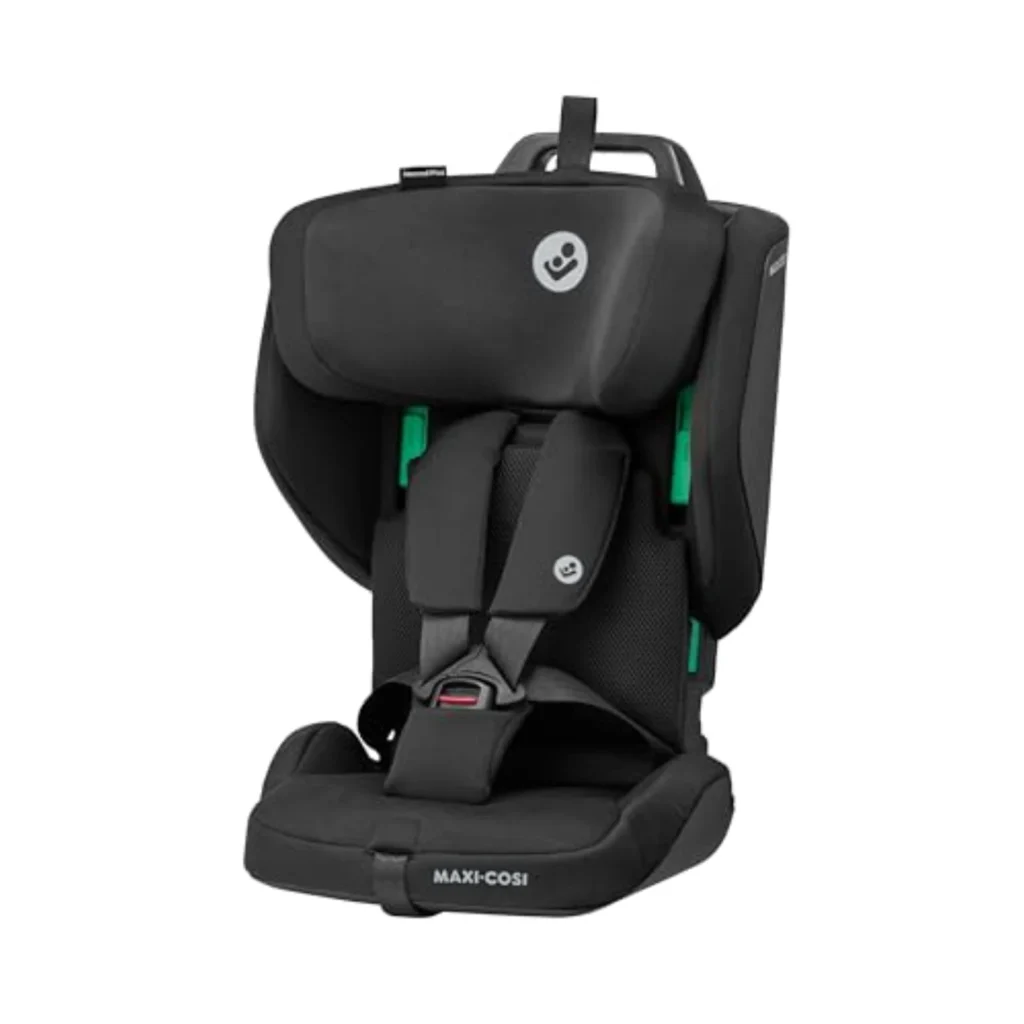 Maxi-Cosi Nomad Plus Silla Coche Grupo 1 (9-18 kg) - Plegable, Ultracompacta y Ligera, con Protección Lateral, Bolsa de Viaje, 15 meses-4 años, Authentic Black