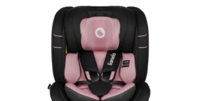 Silla de Coche Lionel Bastiaan i-Size 360° ISOFIX - Grupo 0/1/2 (0-36 kg), Giratoria, Reclinable y TopTether para Máxima Seguridad