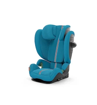 CYBEX Silla de Auto Solution G i-Fix Plus ISOFIX para Niños 3-12 Años (15-50 kg) - Seguridad UN R129, Ajustable, Transpirable, Azul Claro