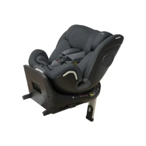 Silla de Coche Casualplay Kora i-Size 360º ISOFIX - Grupo 0/1/2/3 (0-12 años), Giratoria, Contramarcha, Pata de Apoyo, Deep Grey