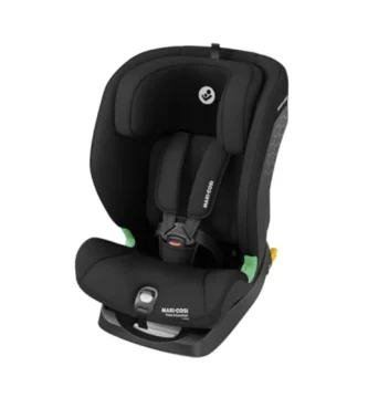 Maxi-Cosi Titan S Comfort i-Size Silla Coche ISOFIX Grupo 1/2/3 (9-36 kg) - Tejido Transpirable, 5 Reclinaciones, 13 Alturas, Negro, Seguridad i-Size