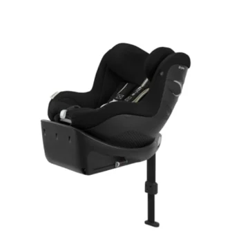 Silla de Coche Cybex Sirona Gi i-Size Plus 360° Rotación, 61-105 cm, Fundas Lavables, Moon Black