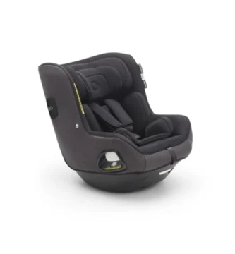 Silla de Coche Bugaboo Owl by Nuna 0-18 kg, 360° Rotación, I-Size, Seguridad Máxima, Viscoelástica, Bambú, Gris/Negro