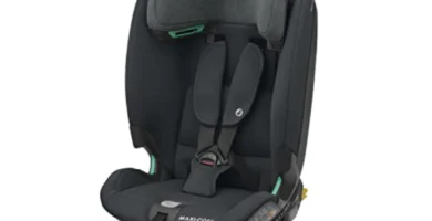 Maxi-Cosi Titan Plus i-Size Silla Coche Grupo 1-2-3 (9-36 kg), ISOFIX, Protección Lateral G-CELL, 4 Posiciones, Espuma Blanda, 15 meses-12 años, Graphite