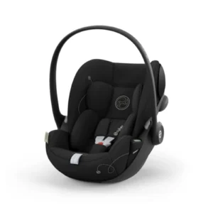 Cybex Cloud G i-Size Asiento de Coche para Bebés, Moon Black - Protección y Fácil Uso