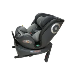 Silla de Coche Casualplay Revol I 360º Grupo 0-1-2-3 (0-12 años), Isofix, Pata de Apoyo y Protección Lateral ASP - Gris