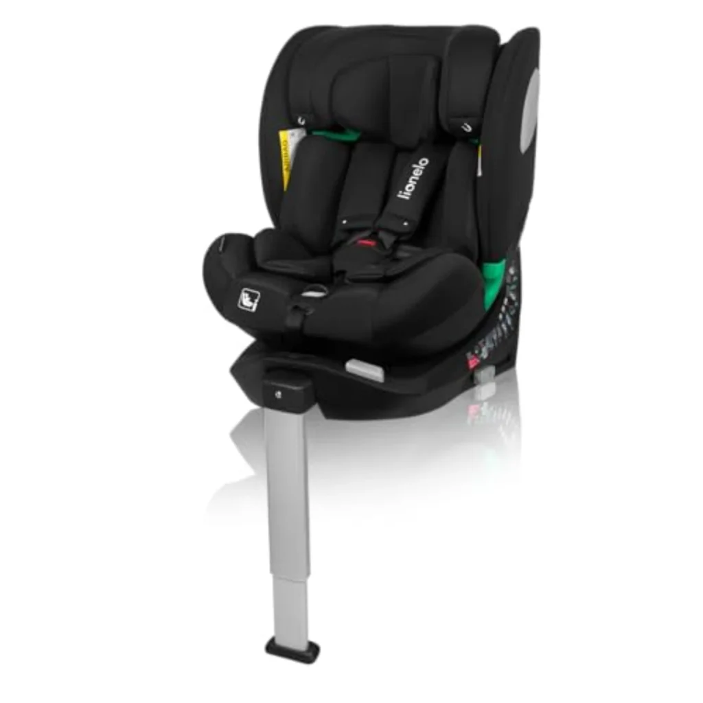 LIONELO Braam Air i-Size - Silla de Coche Giratoria 360° (0-36 kg), ISOFIX, Ventilación, 5 Niveles de Inclinación y Protección Lateral Ampliada