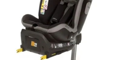 Silla de Coche Jané iXpert iSize 40-105 cm, Isofix, 360º, Reductor Recién Nacido, 5 Puntos, ACM, Gris