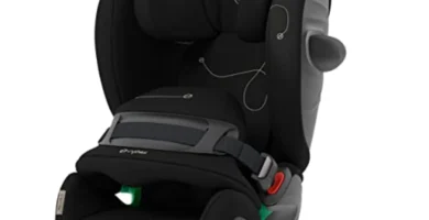 Silla de Coche Cybex Pallas G i-Size para Niños 9-50 kg (15 Meses-12 Años) - ISOFIX, Reclinable, Negro Moon Black