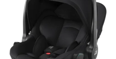BRITAX RÖMER Baby-Safe Core - Silla de Coche Grupo 0+ i-Size (0-15 meses, 3.9 kg), Negro Space, Compatible con Cochecitos