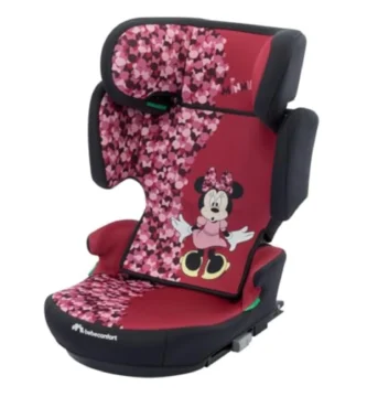 Silla Coche Bebeconfort Disney Hera i-Fix para Niños 3,5-12 Años (100-150 cm), Plegable, Ligera, Respaldo Ajustable, Minnie Mouse