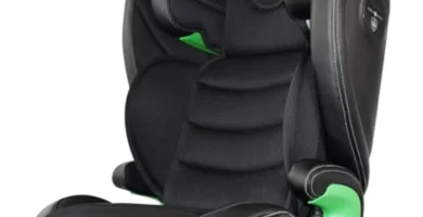 Silla de Coche Cozy N Safe Augusta i-Size Grupo 2/3 (15-36 kg), ISOFIX, Protección Lateral, Ajustable, Fundas Lavables, Negro Medianoche