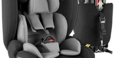 Silla de Coche i-Size Grupo 0/1/2/3 - ISOFIX, Top Tether, Arnés 5 Puntos, Ajustable hasta 150 cm, Acolchado Lavable - Homologada ECE R129