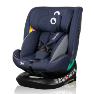 LIONELO Bastiaan i-Size Silla Coche Giratoria 360° ISOFIX - Grupo 0+/1/2 (40-150 cm), TopTether, Ajuste Respaldo, Protección Lateral