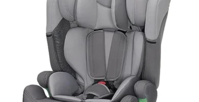 Kinderkraft COMFORT UP I-SIZE Silla de Coche Grupo 1/2/3 (9-36 kg) - 76-150 cm, 11 Niveles Ajuste, Arnés 5 Puntos, Gris