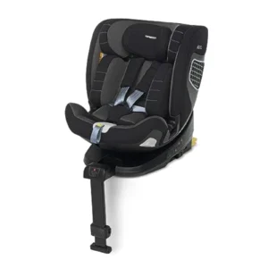 Silla de Coche Foppapedretti FP360 I-Size Giratoria 360° ISOFIX, 0-12 Años (40-150 cm), ECE R129, Safe Body Protection, Negro