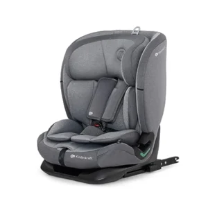Kinderkraft ONETO3 Silla de Coche i-Size Grupo 1/2/3 (9-36 kg) con ISOFIX, Protectores Laterales, Top Tether y Easy Grow System - Gris